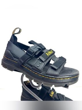 Dr. Martens Black Pearson Sandals Black Men's 9 Women's 10